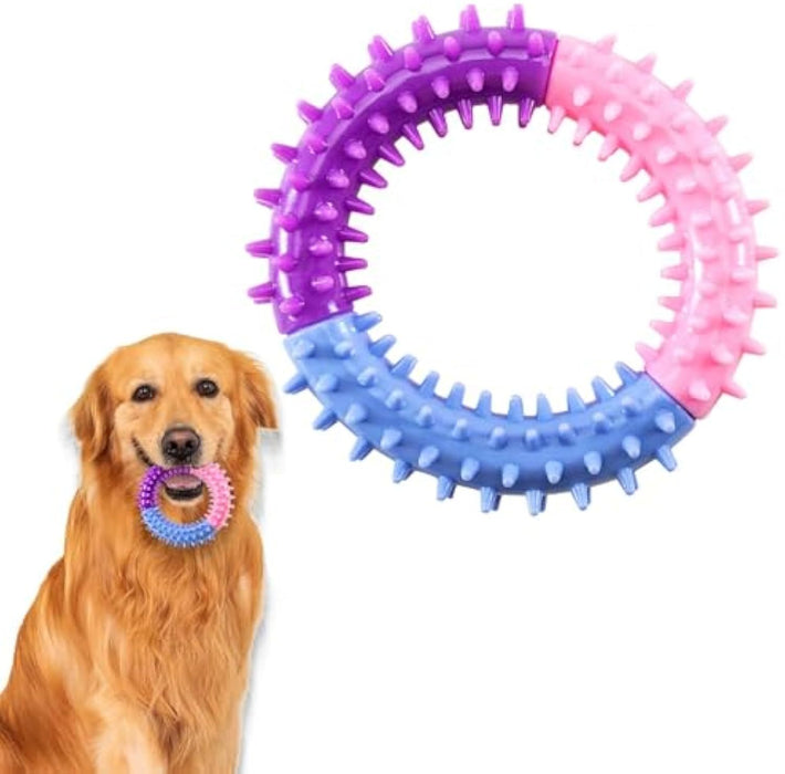 Dog Chew Toys Ring Dog Teething Toys Rubber Puppy Teething Toys Pet Toys For Small Medium Large Dogs